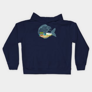 Dry Dream for a Beautiful Fish Kids Hoodie